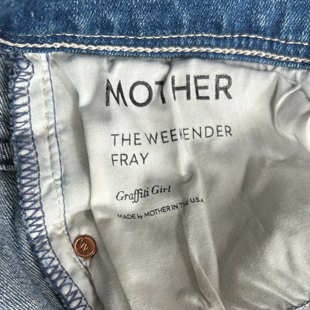 Mother The Weekender Fray Graffiti Girl High Rise Flare Jeans, 27